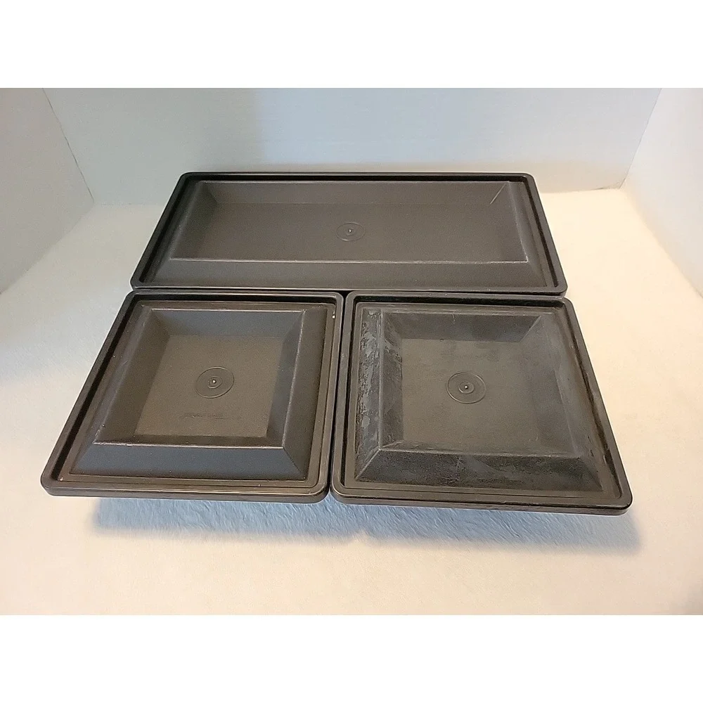Tupperware  Get Together Buffet Set Black‎ 6 Pcs. 1380-1/1388-7/1388-8